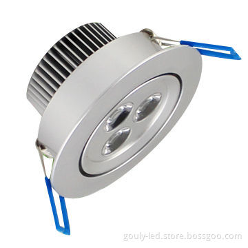 LED Ceiling Light with 3W High-power Epistar Light Source and 110/220/230V Working Voltage